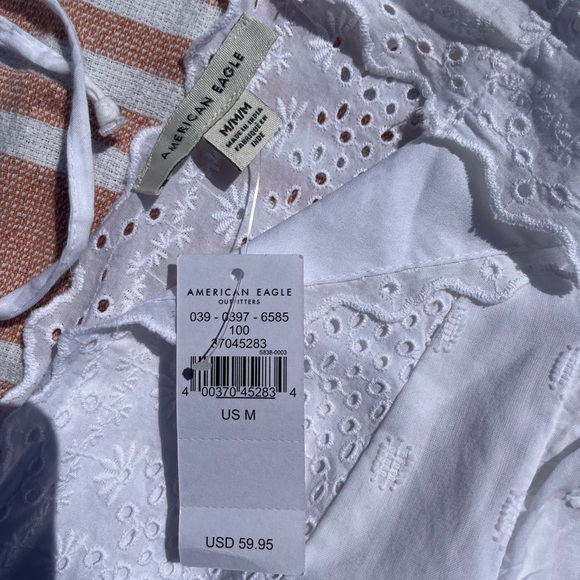 American Eagle White Romper - Picture 2 of 2